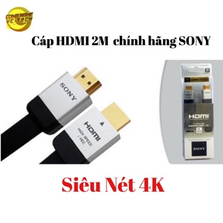 Cáp HDMI Dài 2M Chuẩn Nét 4K SONY -CAM KẾT CHẤT LƯỢNG