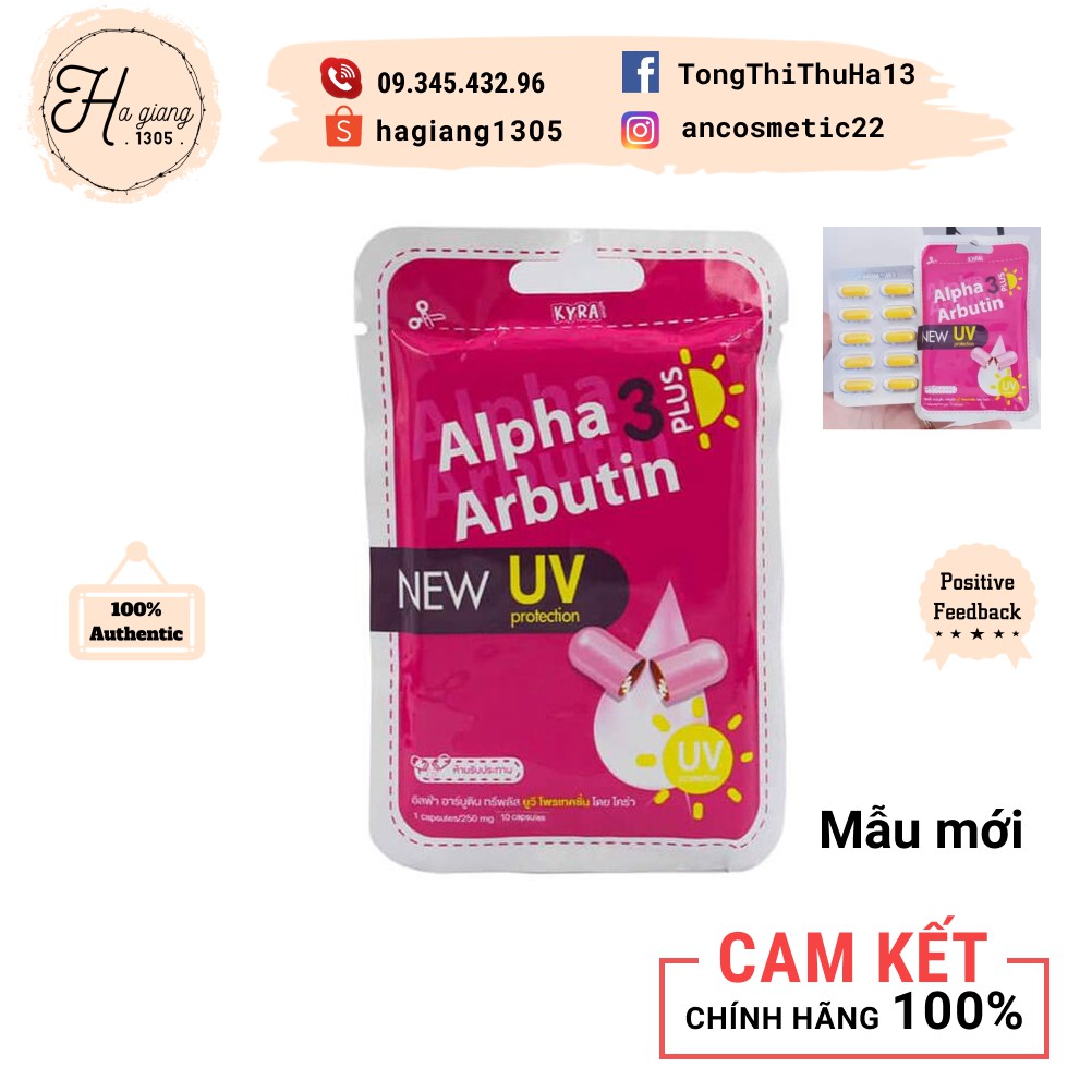 Viên Kích Trắng Alpha Arbutin 3 Plus Thái Lan | BigBuy360 - bigbuy360.vn