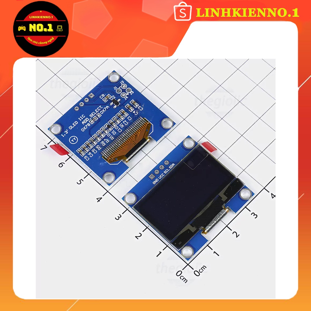 Màn Hình Oled 0.91 - 0.96 - 1.3 Inch Giao Tiếp I2C