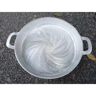 Chảo gang đáy bằng đúc nguyên khối size 35cm