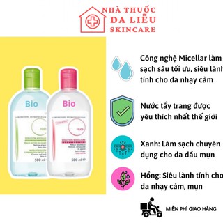 (HÀNG CHUẨN AUTHENTIC) Nước Tẩy Trang Bioderma 500ml
