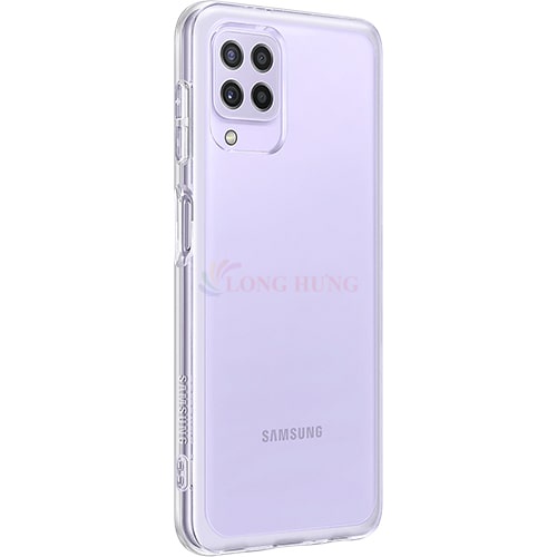 Ốp lưng nhựa dẻo Samsung Soft Clear Cover Samsung Galaxy A22 EF-QA225 - Hàng chính hãng