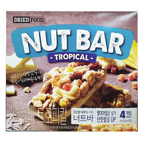 Thanh Ngũ Cốc Dried Food Nut Bar Vị Đậu Phộng, Trái Cây Và Socola 140G