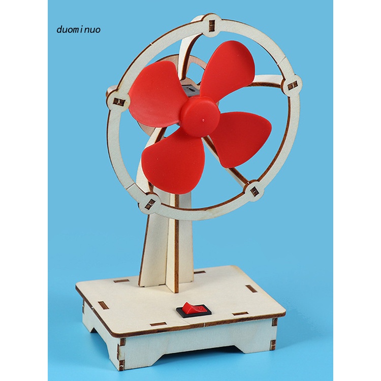 du Eco-friendly Science Fan Kit Science Assembly Fan Toy Parent-children Interaction for Kids