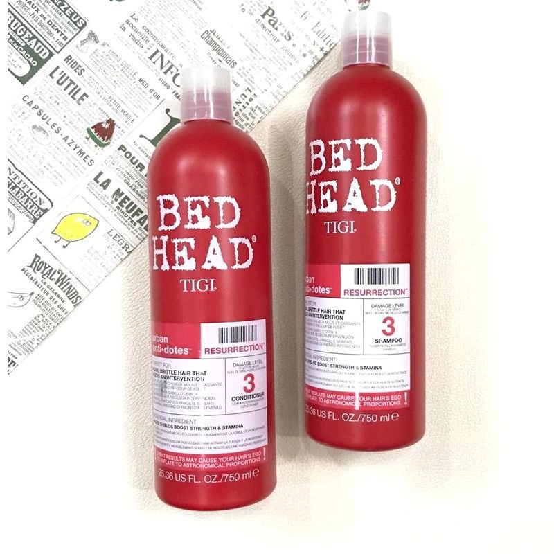 Dầu gội xả Tóc Tigi Bed Head Urban Antidotes Resurrection Chính Hãng của Mỹ