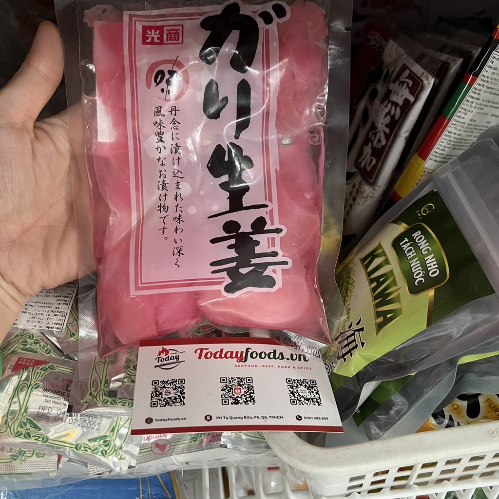 Gừng hồng Nhật Bản Gari Pink ăn kèm sushi &amp; sashimi 250g