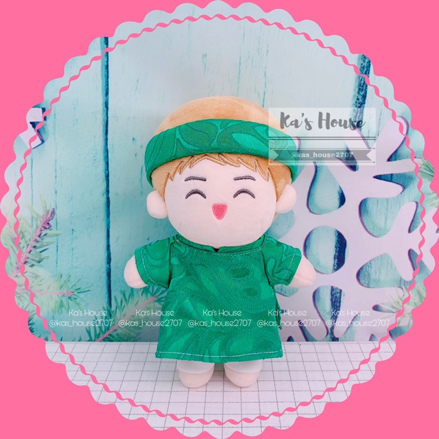 {15cm-20cm} CÓ SẴN - Áo dài Tết (quần), Outfit cho doll