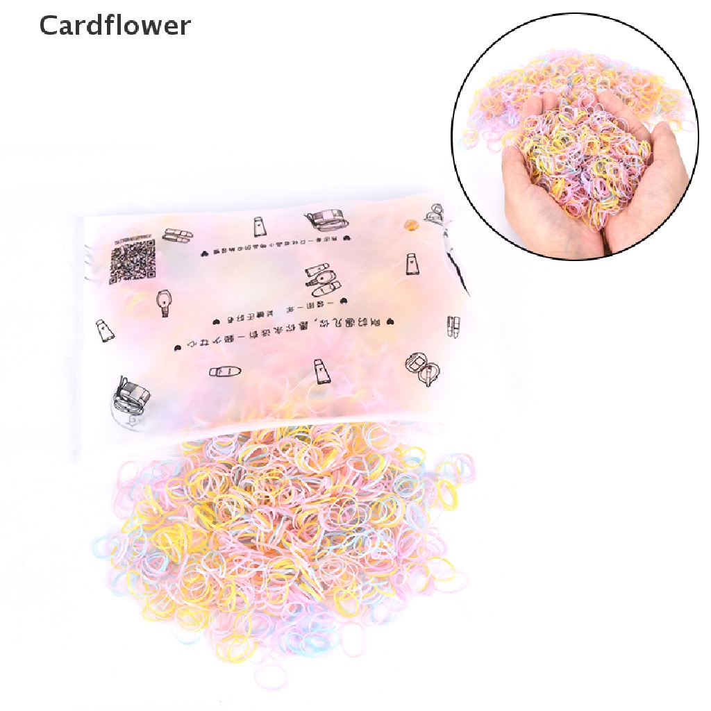 Set 2500 Chun Buộc Tóc Trong Suốt Cho Bé Gái