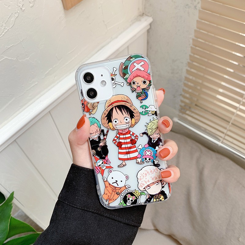 One piece Ốp iphone 12 12promax 11 11pro XR XS Max i7/8 plus SE 2020 Ốp trong