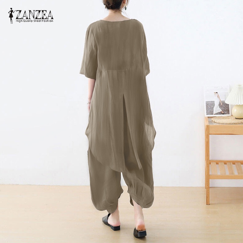 Set đồ 2 món Zanzea phong cách Hàn Quốc thời trang cho nữ