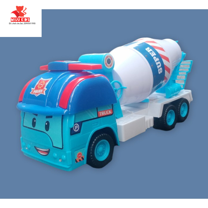 Ô Tô Múc Cứu Hỏa POLI Bằng Nhựa Cao Cấp Size Lớn
