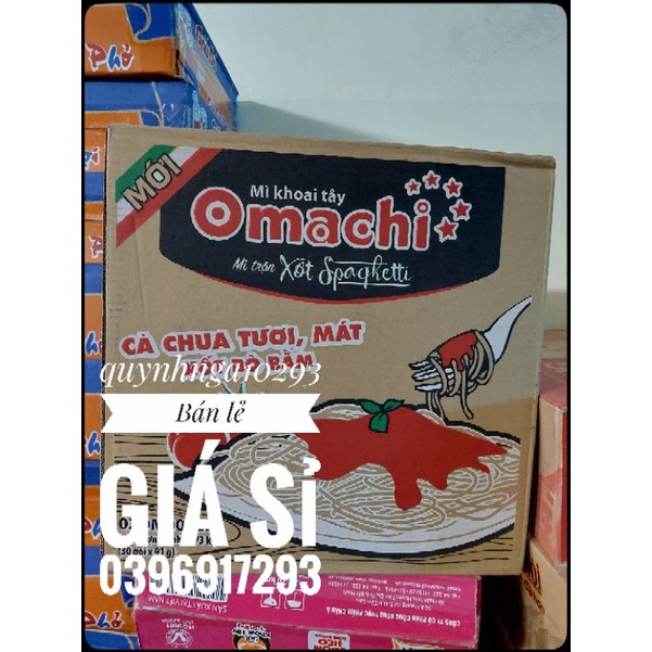 Thùng Omachi Trộn spaketi 30 gói