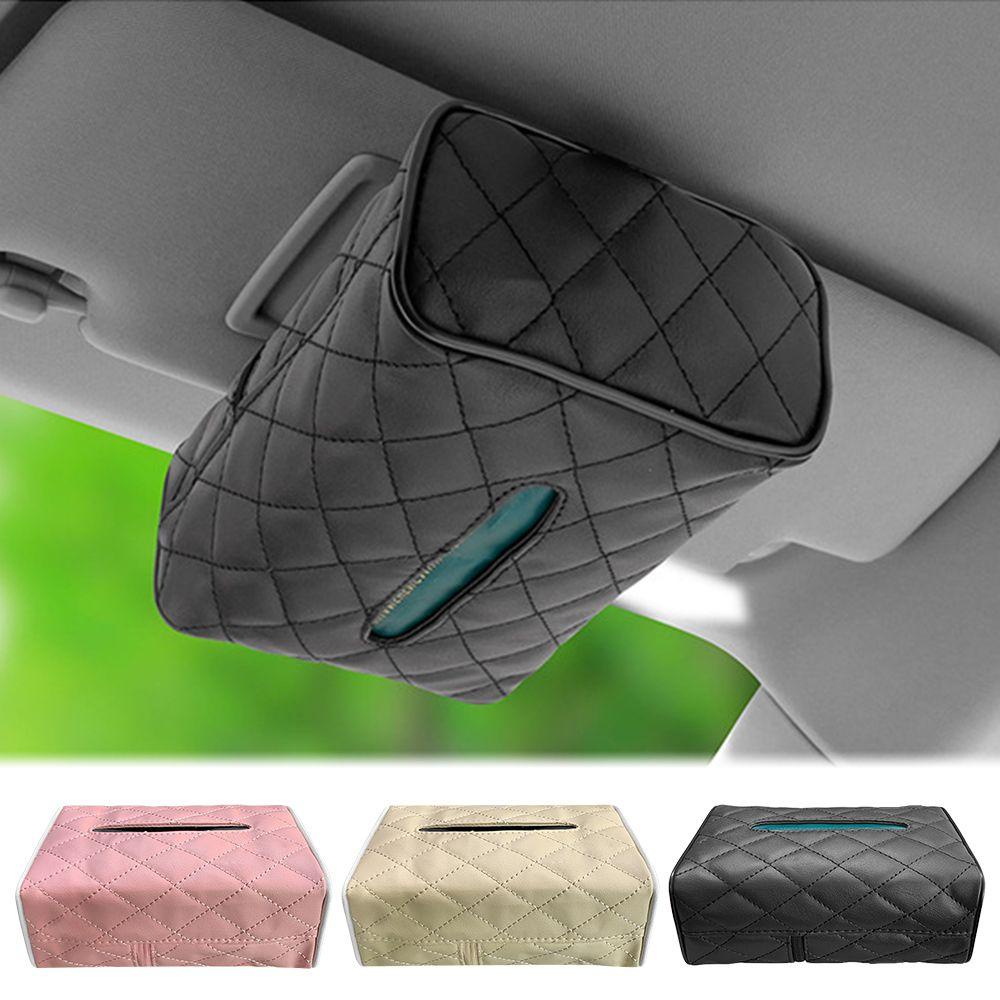Hộp Đựng Khăn Giấy Gắn Sau Ghế Xe Hơi Tiện Dụng Giá Đỡ