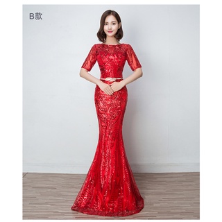 Vải ren kim sa màu đỏ 903