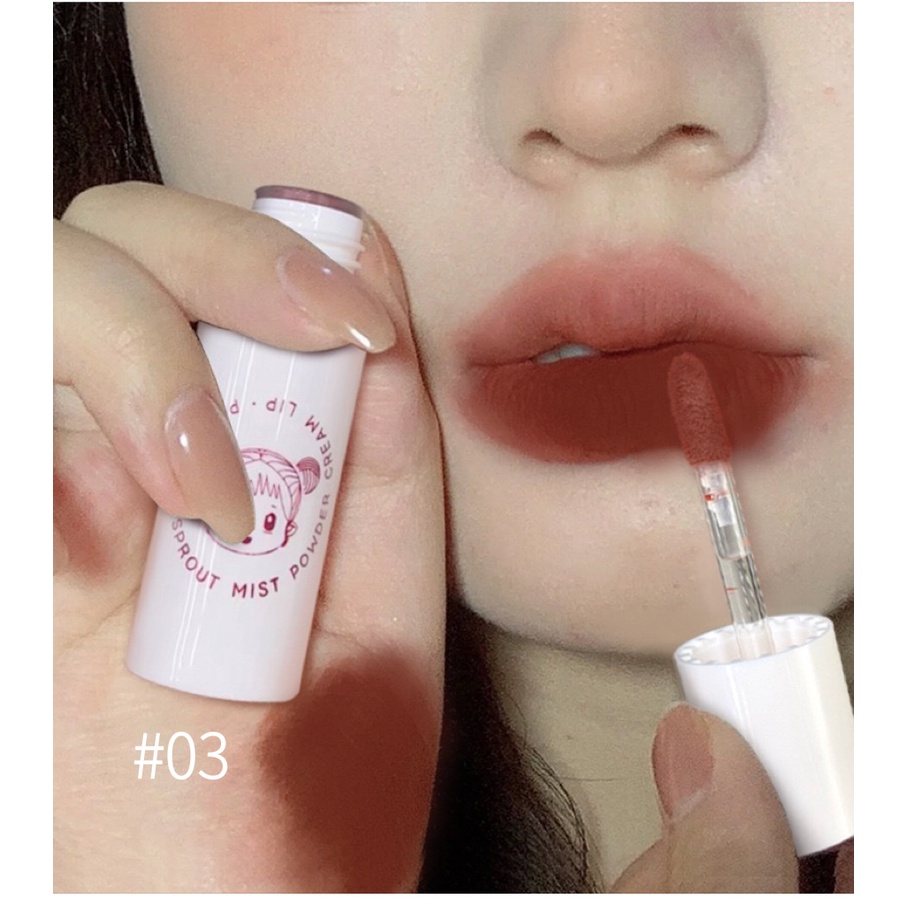 Son kem lì PINK COCO Mousse Soft Velvet Fog Lip hình cô gái dễ thương