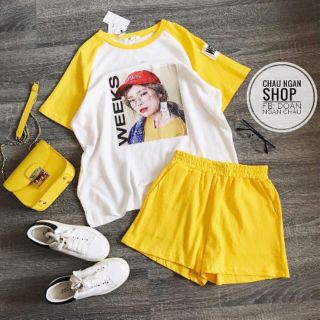 ÁO RAGLAN TAY LỠ FORM RỘNG CÔ GÁI