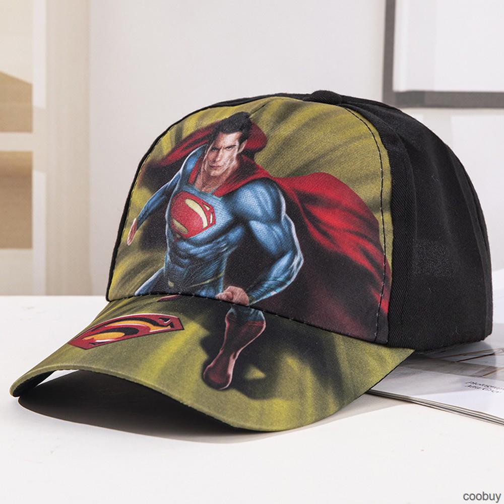 Mũ lưỡi trai in hình siêu nhân cho bé