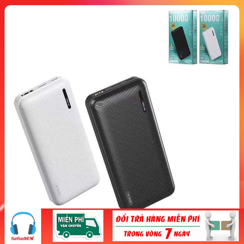 Sạc Dự Phòng ️CHÍNH HÃNG️ WK - Mã WP-117 20000mah (2 cổng) - Bảo hành chính hãng 12 tháng