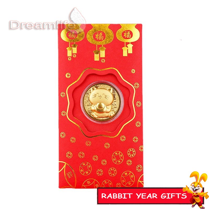 Bao Lì Xì Hình Mèo May Mắn Cho Năm Mới 2023