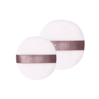 Bông phấn cotton vacosi white khô tròn 2 size bp19 và bp20