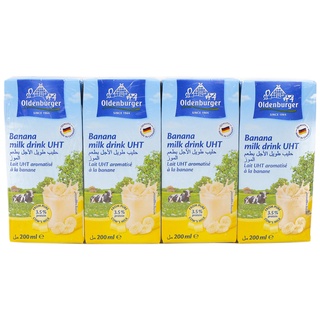 Sữa tươi Đức Oldenburger hương chuối - Thùng 24 hộp