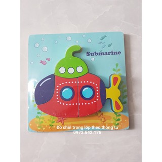 Tranh Ghép Gỗ 3D Nổi Cho bé