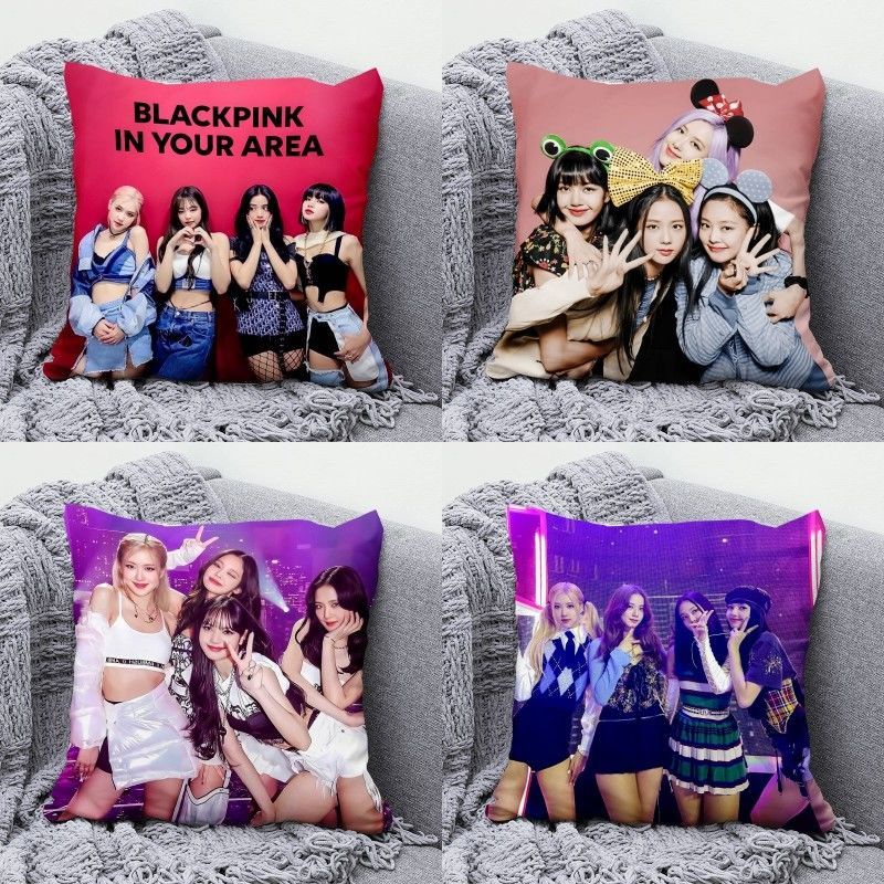 Gối Ôm Hai Mặt In Hình Nhóm Nhạc blackpink lisa jisoo jennie