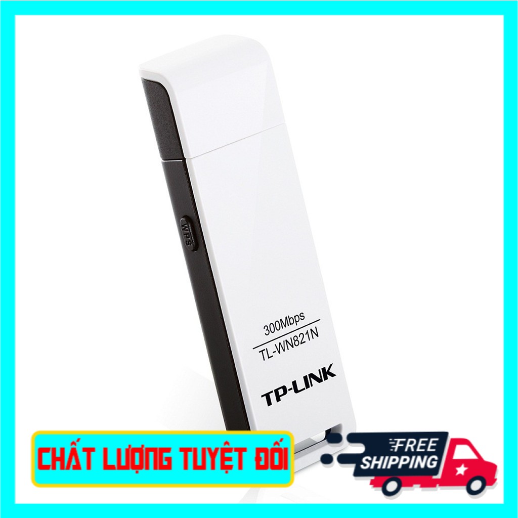PC95 TP-Link TL-WN821N - USB Wifi Chuẩn N Tốc Độ 300Mbps - Hàng Chính Hãng