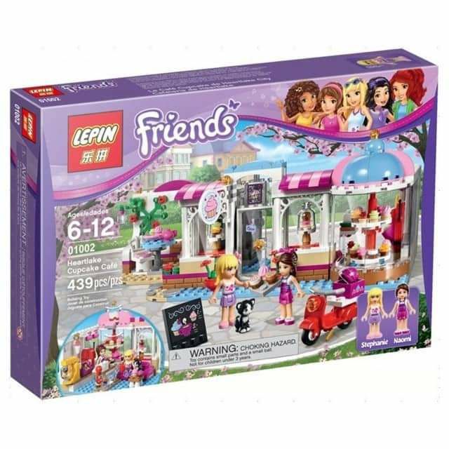 Sale hết hàng - Lắp ráp kiểu lego friends - tiệm cafe bánh ngọt