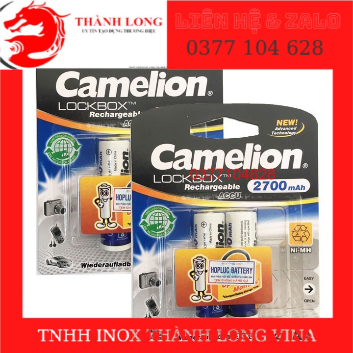 4 viên Pin sạc Camelion AA 2700mAh