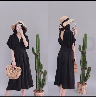 Bigsize Đầm xếp li eo D422