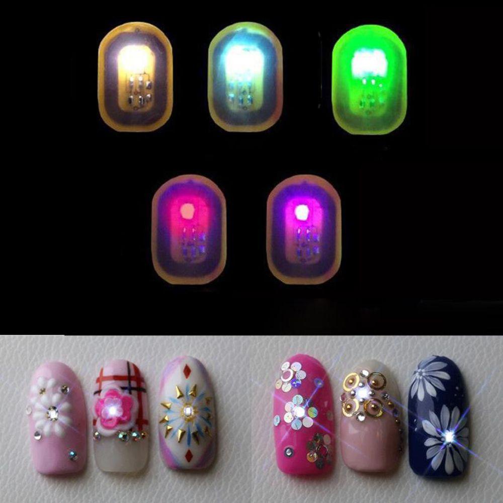 Đèn Flash Đầy Màu Sắc Chuyên Dụng Trang Trí Móng Tay DIY