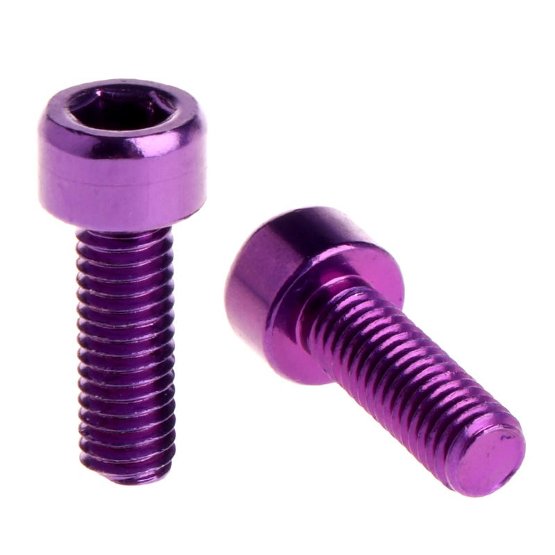 1 Cặp Bu Lông M5 Đầu Lục Giác Bằng Hợp Kim Nhôm Cho Xe Đạp