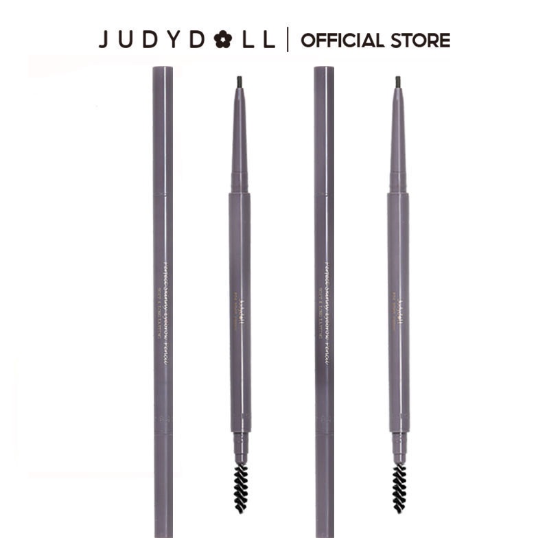 Bút chì kẻ chân mày Judydoll lâu trôi chống thấm nước với thiết kế 2 đầu 10g