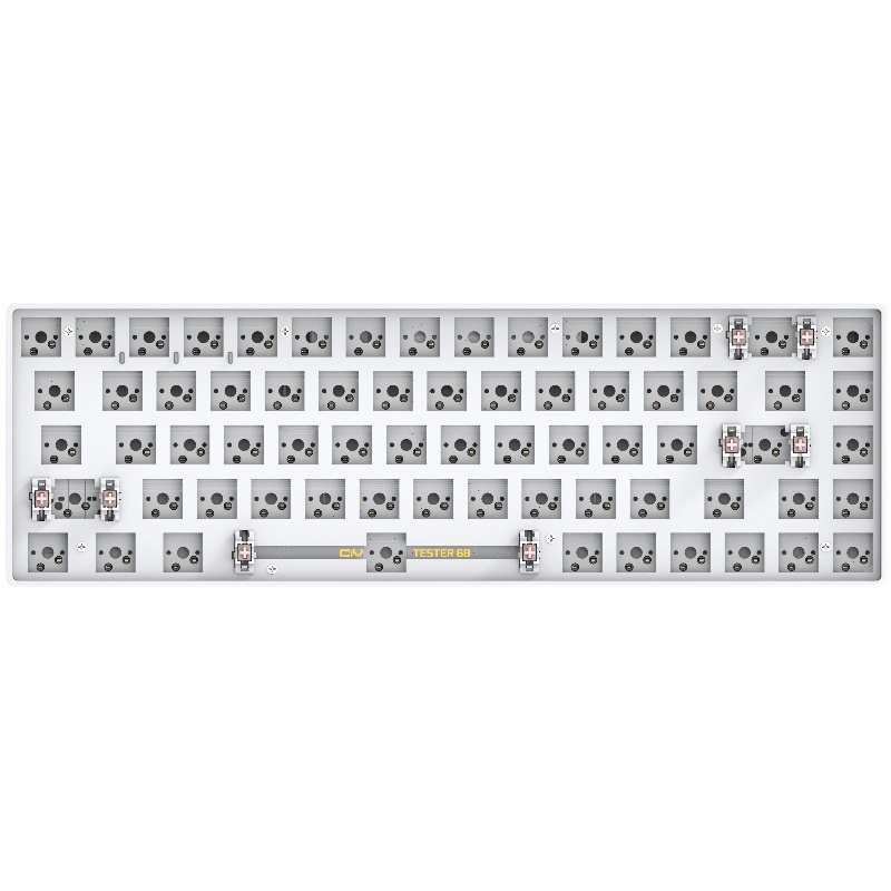 Bộ kit bàn phím cơ CIY Tester68 trắng