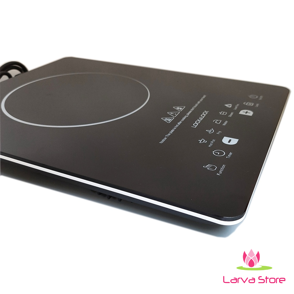 Bếp Điện Từ Lock&amp;Lock Super-Slim EJI311 - 1500W - Bảo Hành Chính Hãng - Larva Store