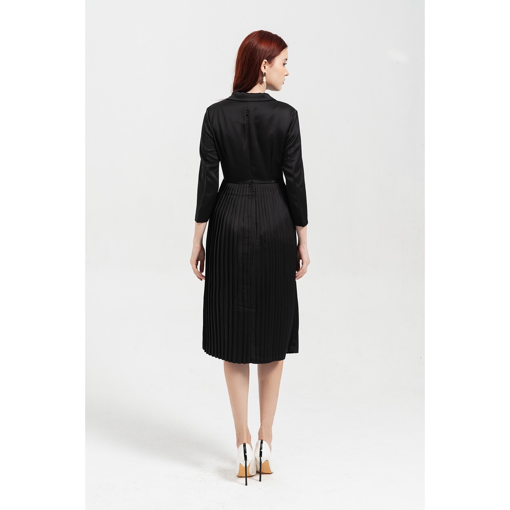 Đầm Dạ Hội SHE'S BACK Tùng Xòe Xếp Ly S63L21Q052