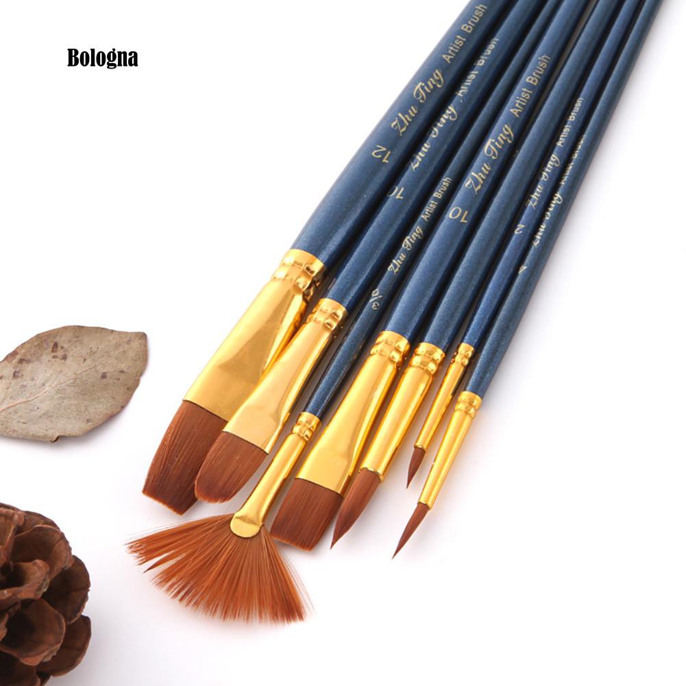 ♞ Set 7 Cọ Vẽ Tranh Sơn Dầu Chuyên Nghiệp