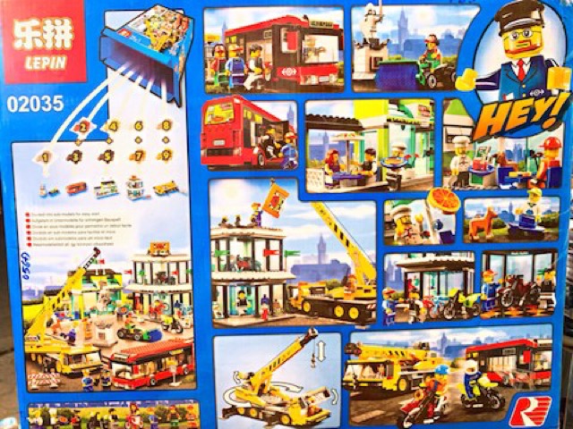 Cities_Lego Citi Lắp Ráp Thành Phố THÔNG MINH,HIỆN ĐẠI (1024 mảnh)