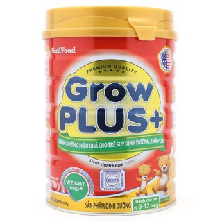 sữa GROWPLUS 780G dành trẻ dưới 1 tuôi