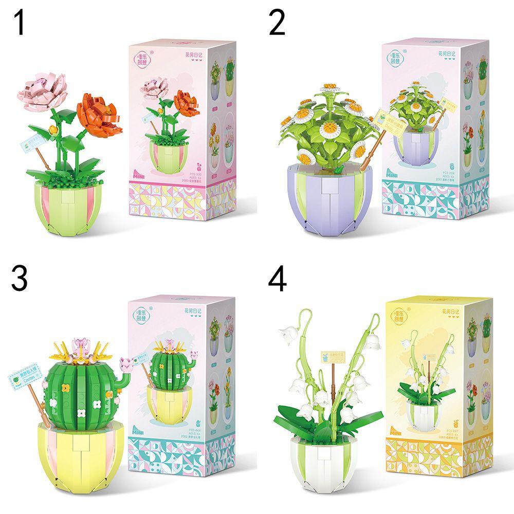 Layor1 Đồ Chơi Lắp Ráp Hình Hoa Hồng Vĩnh Cửu Ba Chiều DIY