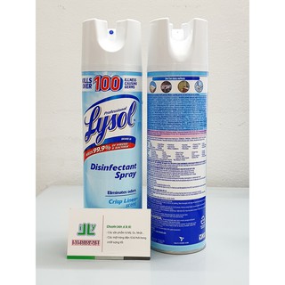 Xịt Diệt Khuẩn Lysol Disinfectant Spray Crisp Linen 538g của Mỹ