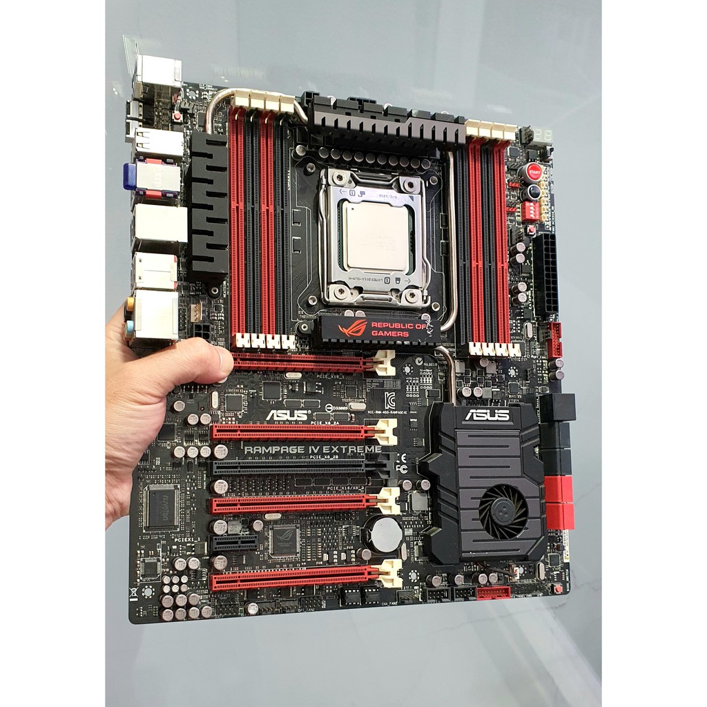 Combo Khủng Long X79 Asus Rampage IV scoket 2011 + Core I7 3960X (BH 1 tháng)