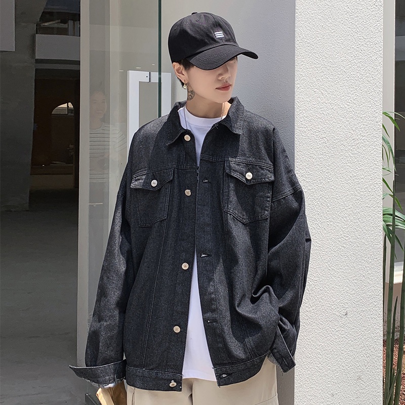 Áo khoác jean denim nam nữ unisex form rộng, áo khoát jacket nam nữ phong cách Hàn Quốc K522