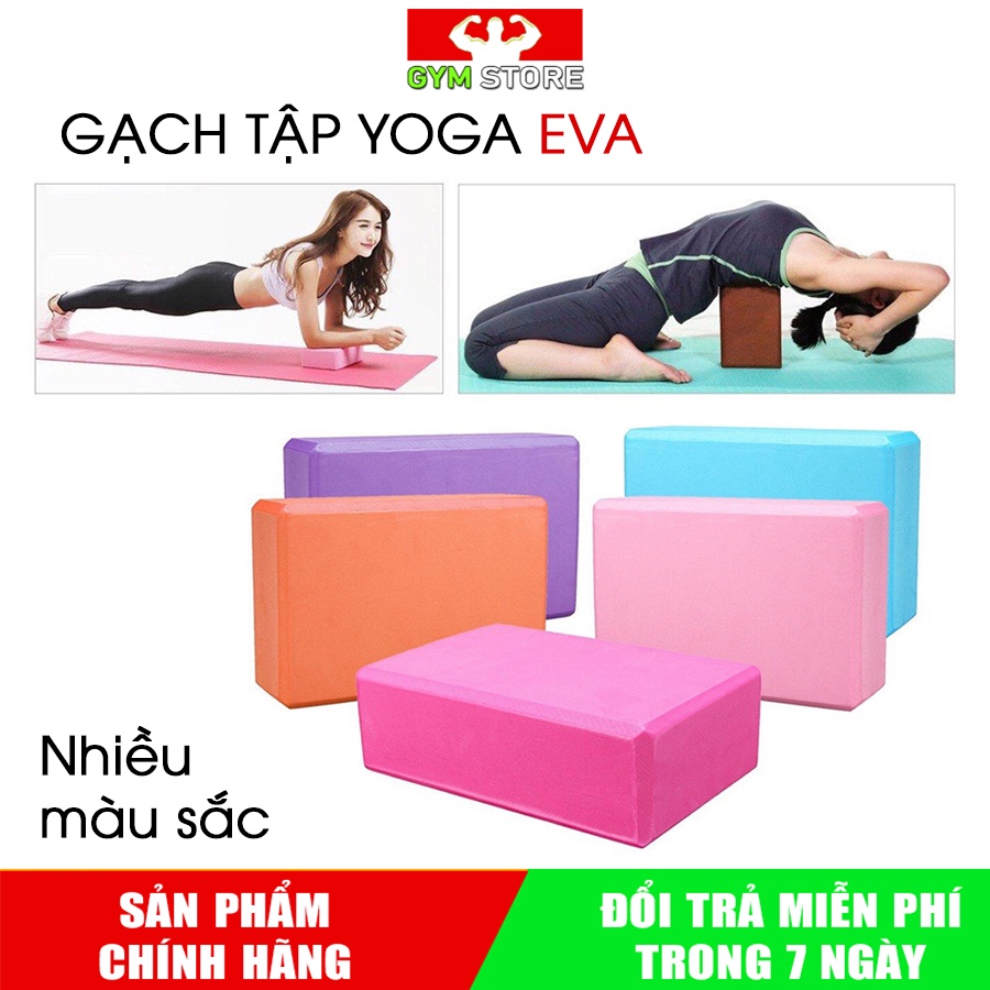 Gạch tập Yoga cao cấp chất liệu EVA - Hỗ trợ hiệu quả trong các bài tập Yoga