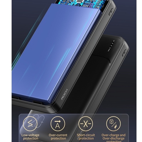 Pin sạc dự phòng sạc nhanh PD 20W Rockspace P200 dung lượng 20000mAh - Hàng chính hãng bảo hành 12 tháng