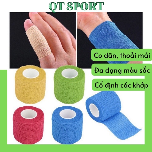 Băng keo thể thao đa năng, băng cuốn đá bóng tránh chấn thương, vải tự dính