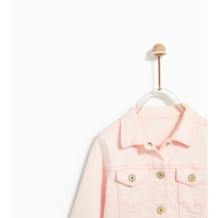 Áo khoác bò hồng Zara