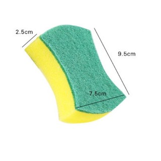 Miếng Rửa Bát Kiêm Cọ Xoong Xanh
