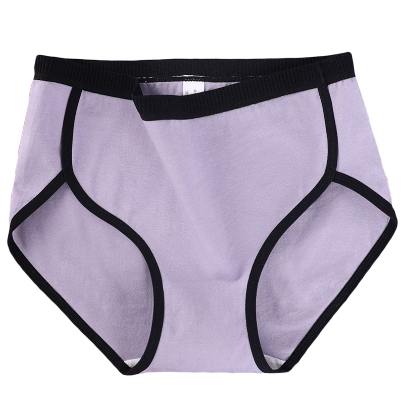 Quần Lót Cotton Không Đường May Màu Sắc Đơn Giản Thoáng Khí Cho Nữ